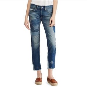 Ralph Lauren Patch Star Waverly Crop Jean SZ 31